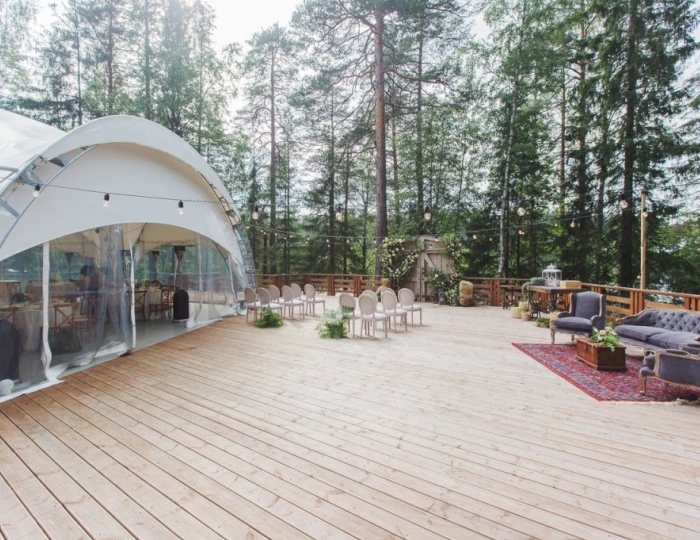 Летний зал «Вереск» - Глэмпинг «Эко-парк Вереск» Ильичево